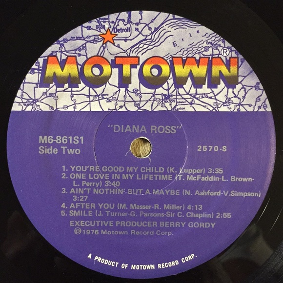 Diana Ross - (Self-Titled) 1976 Vinyl LP - Picture 5 of 5